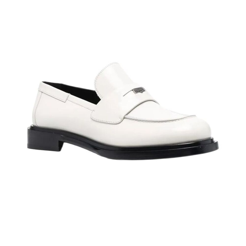 Ferragamo Nyx 30 Leather Loafer, White